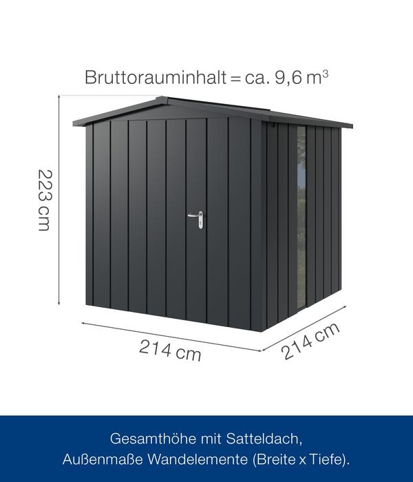 Hörmann Metallgerätehaus Juno JSD5 M-Sk