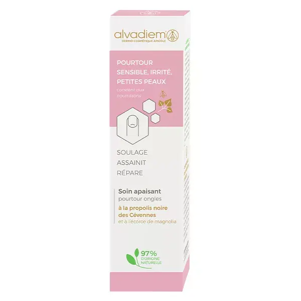 Gel-Creme Calmante para as Mãos Alvadiem para o Cuidado das Cutículas 10ml