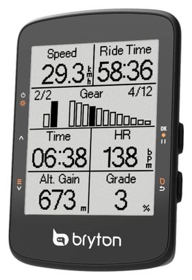 Compteur GPS Bryton Rider 460 D   Capteur cadence/Fréquence cardiaque