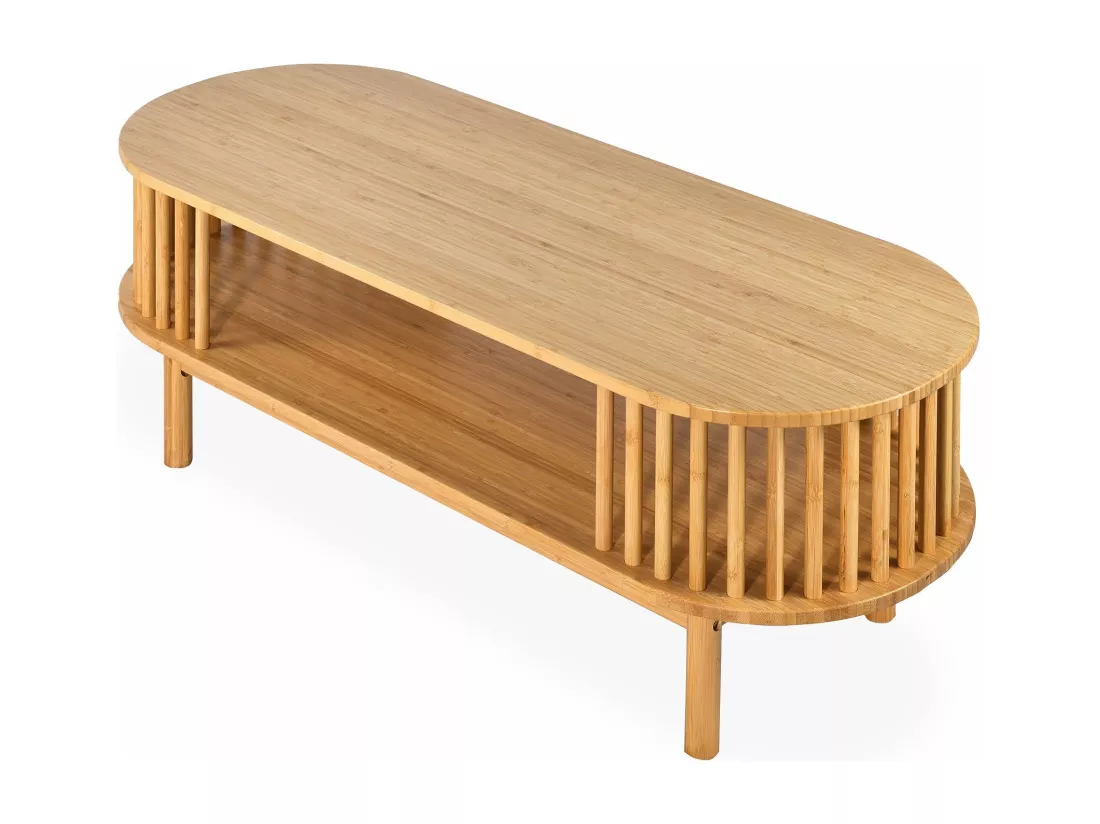 Table Basse Design en Bambou 