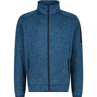 CMP Full-Zip Melange Fleecejacke Ocean-b. Blue Herren