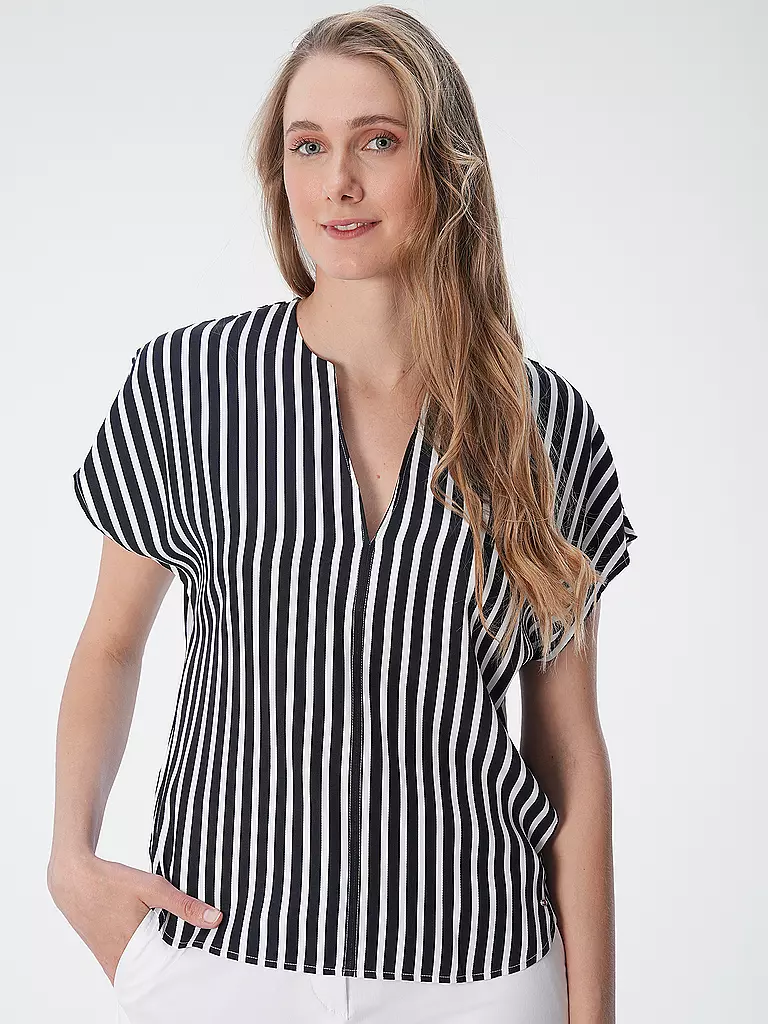 TOMMY HILFIGER Blusenshirt  dunkelblau