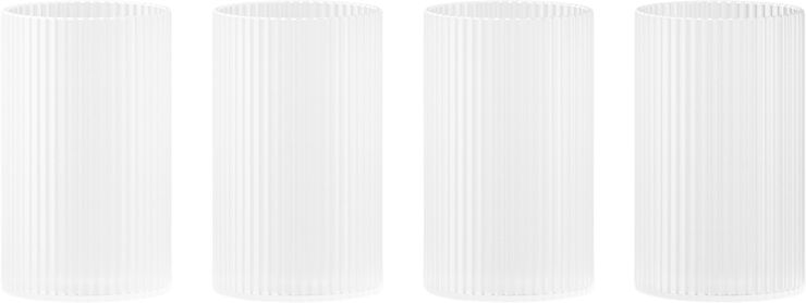 ferm LIVING Ripple Verrines - Set of 4 - Froste Frosted