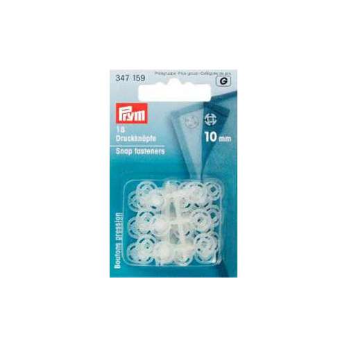 PRYM Annähdruckknöpfe transparent
