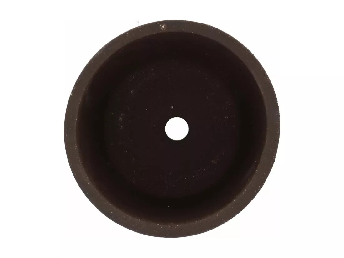 Pot de fleur en terre cuite non verni marron 13 cm