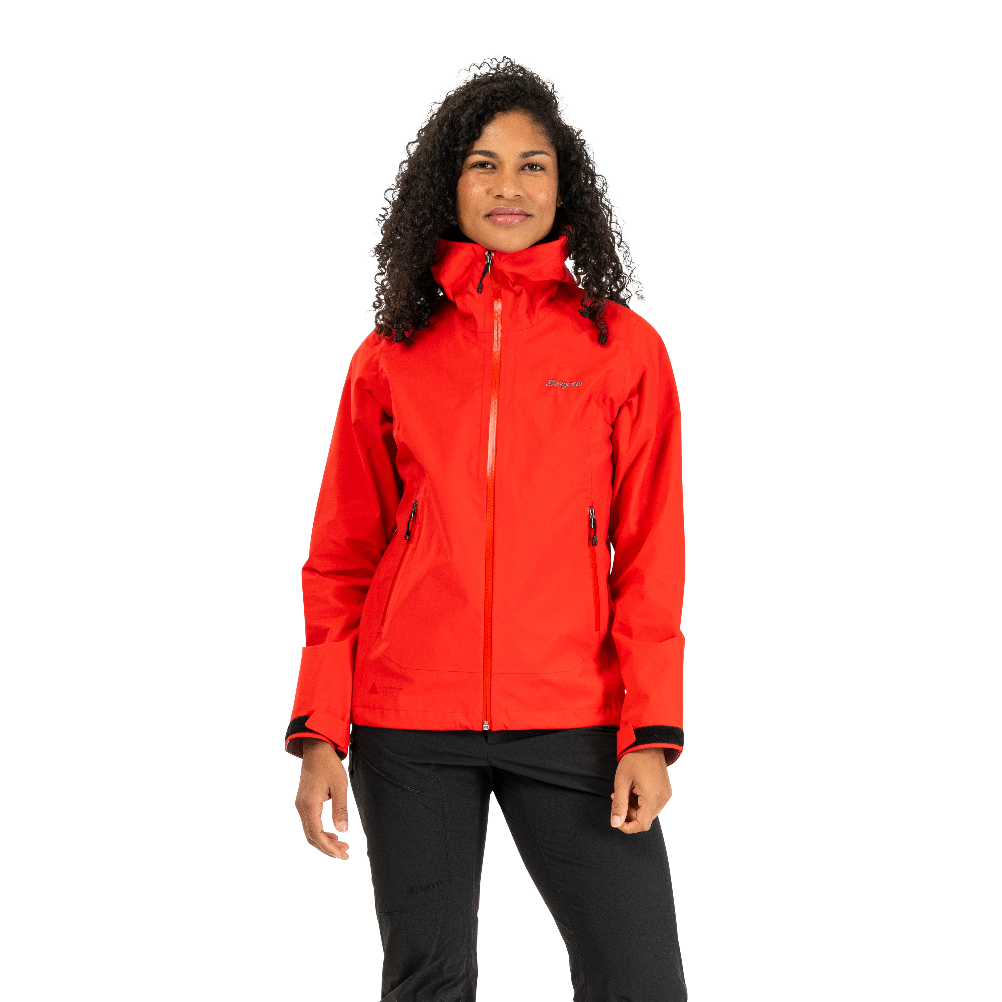 Essentials 3L Shell Jacket Women Fire Red