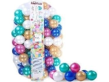 Metalliske bassengballer 6cm 100stk 101182