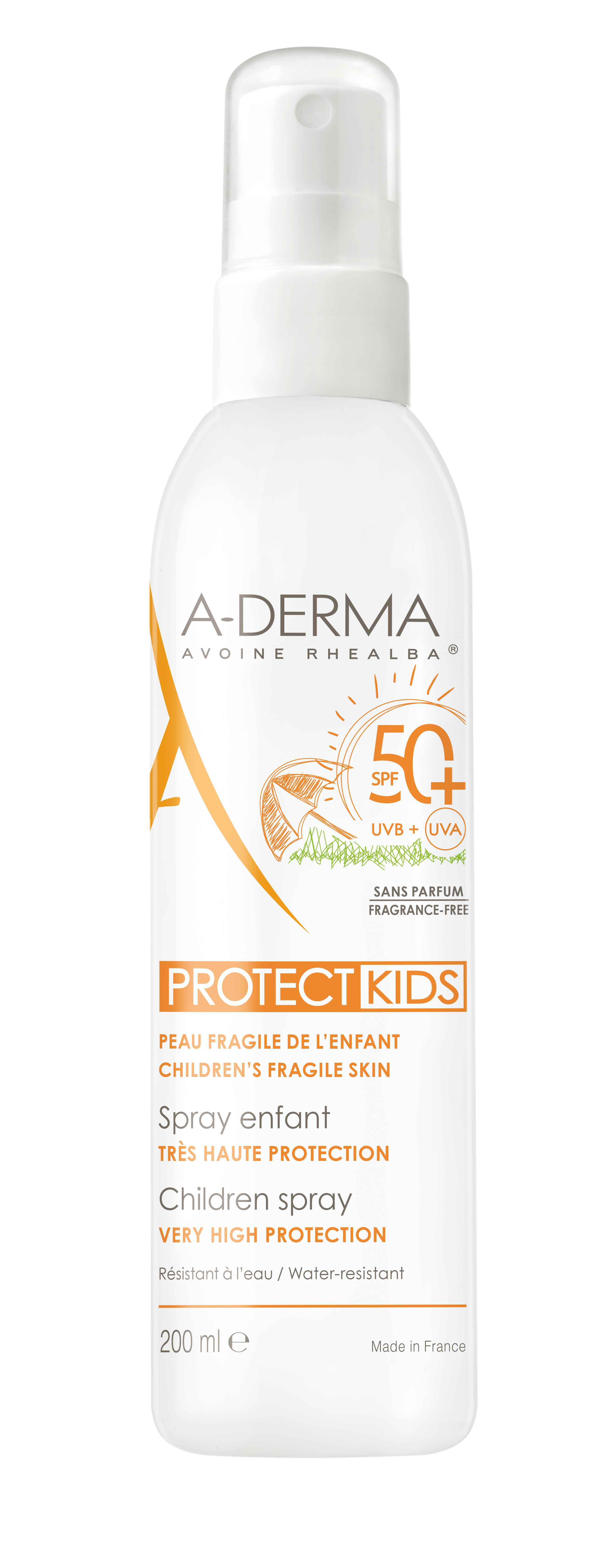 A-DERMA PROTECT Kindersonnenspray<br>200 ml, Spray, SPF50+