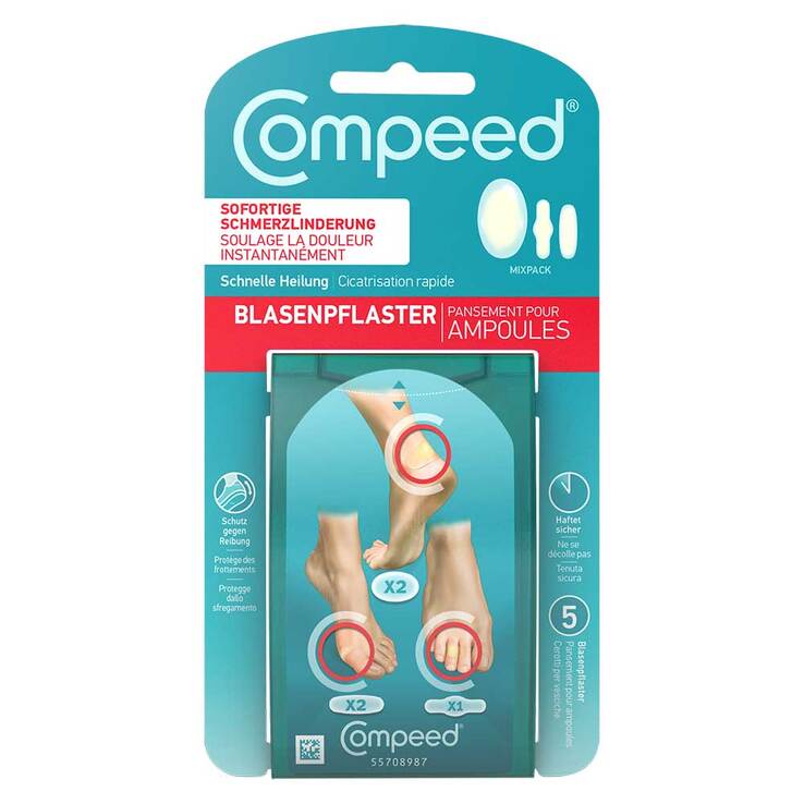 Compeed® Blasenpflaster Mixpack, 5 St