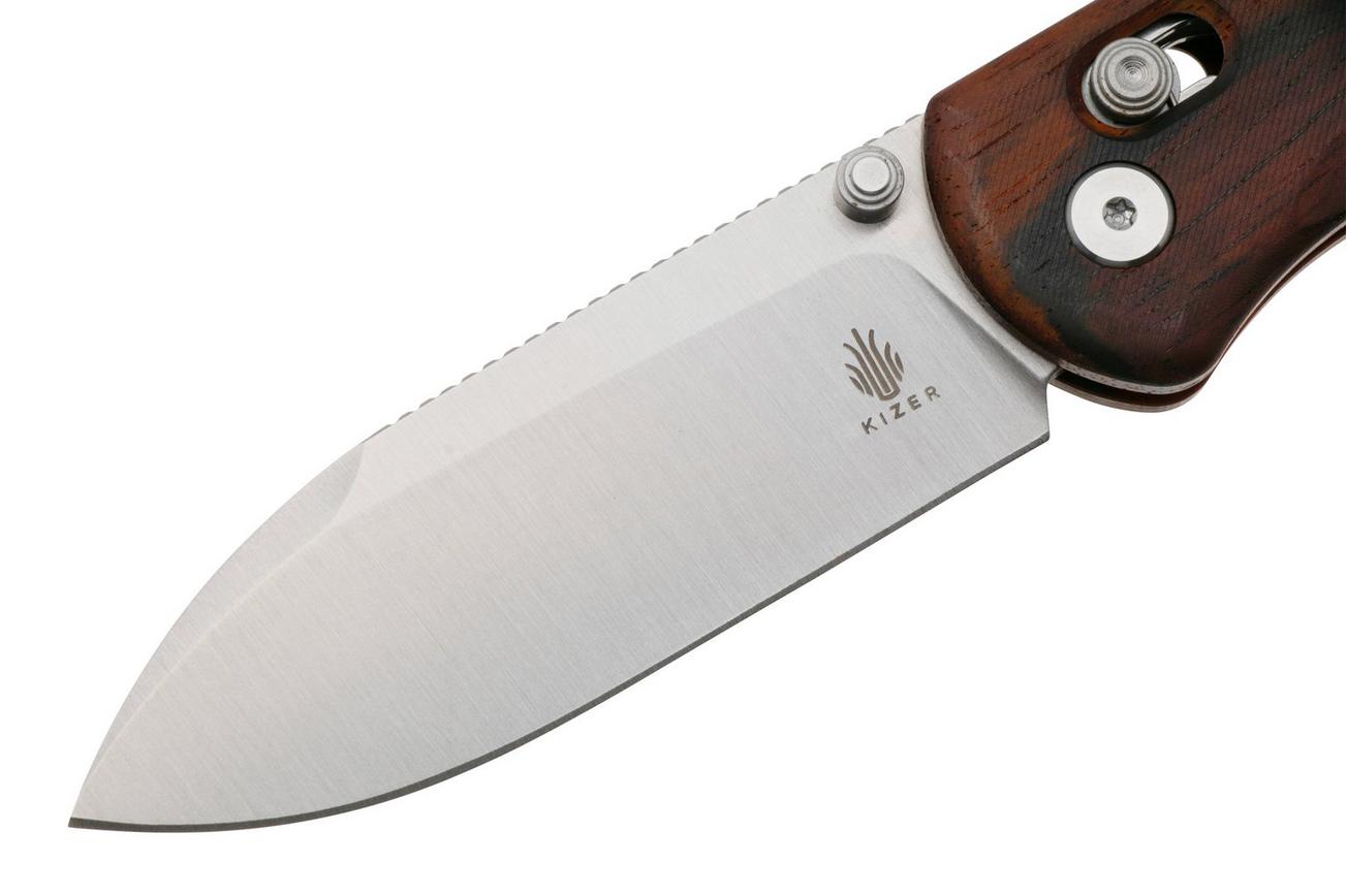 Kizer Vanguard Drop Bear V3619A6 Nitro-V, Mkuluti Wood, zakmes