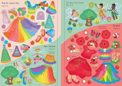 Little Sticker Dolly Dressing Rainbow Fairy - Little Sticker Dolly Dressing (Paperback)