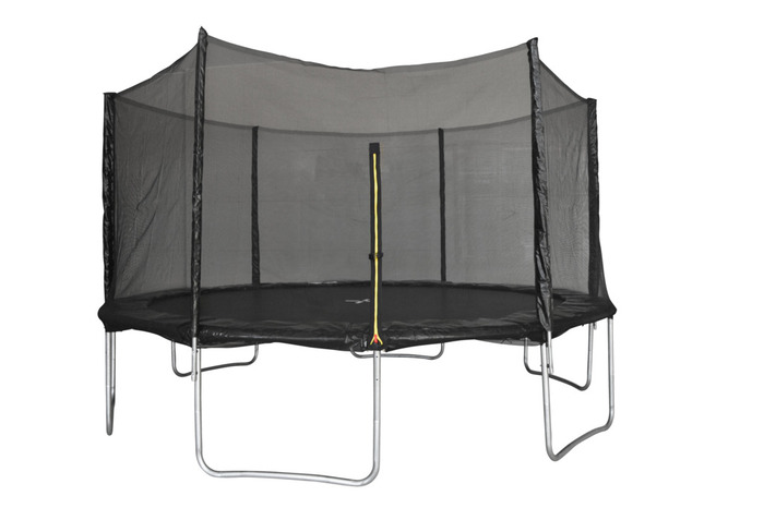 Trampolin Ø396 cm inkl. kantpude og net
