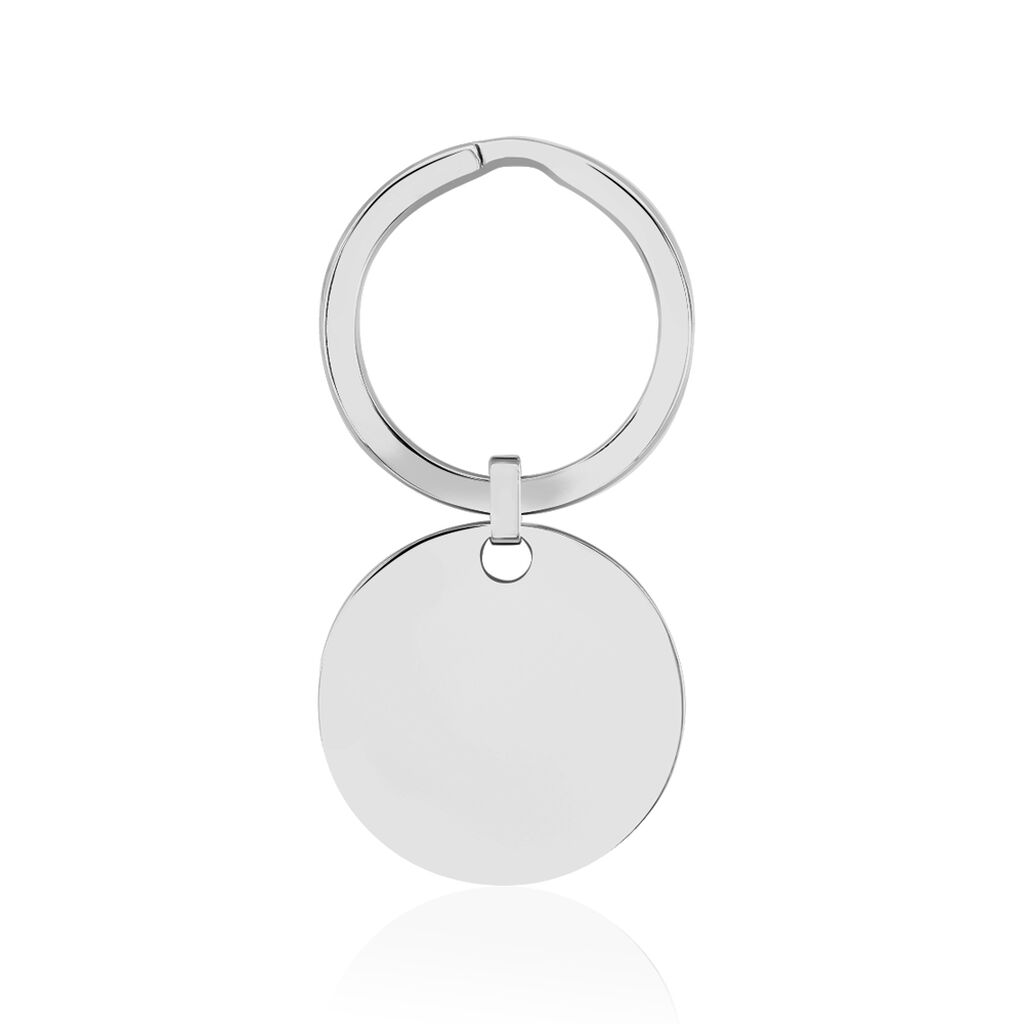 Porte Clefs Shai Acier Blanc