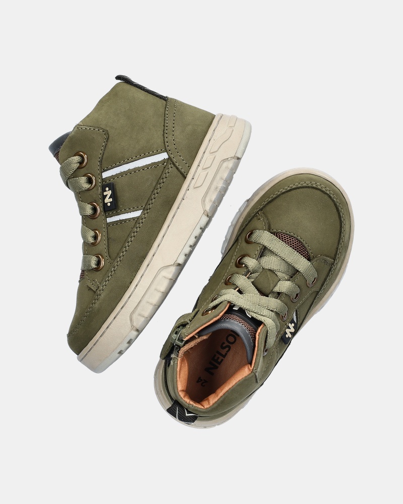 Nelson Kids Hoge sneakers  - groen
