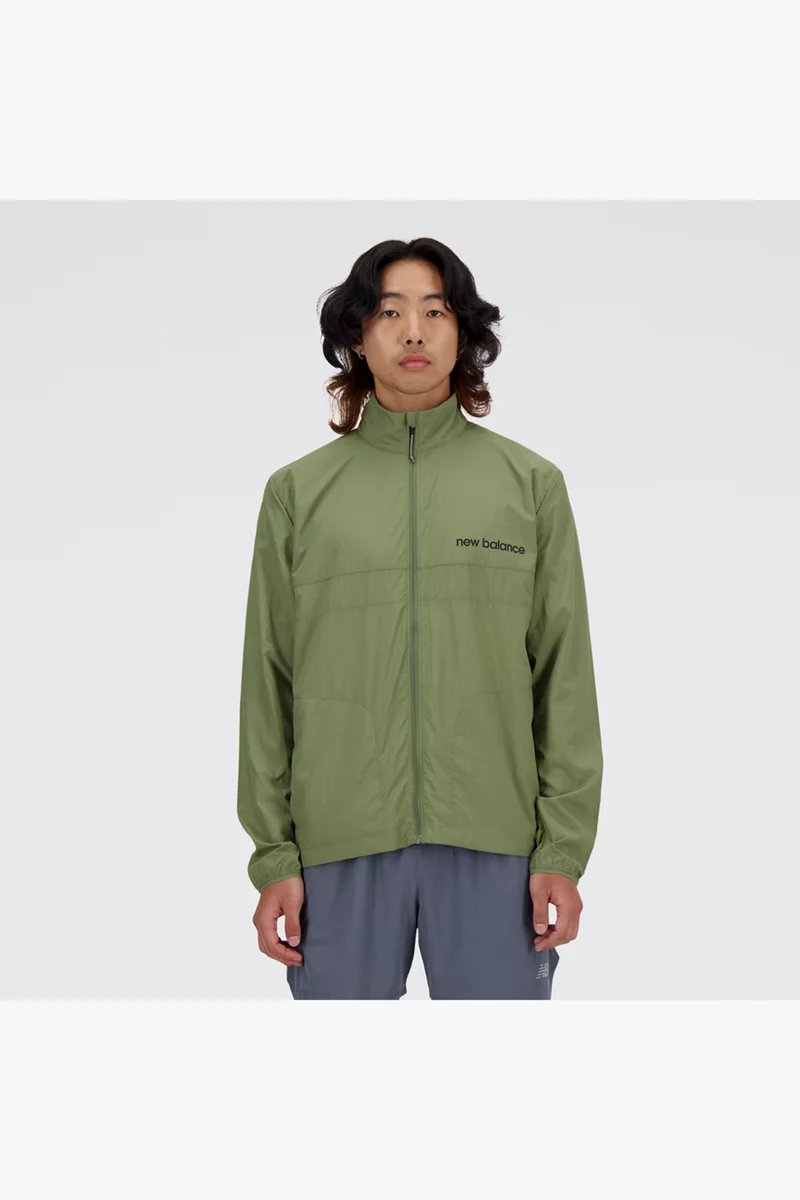 New Balance Athletics Graphic Packable Herren Laufjacke