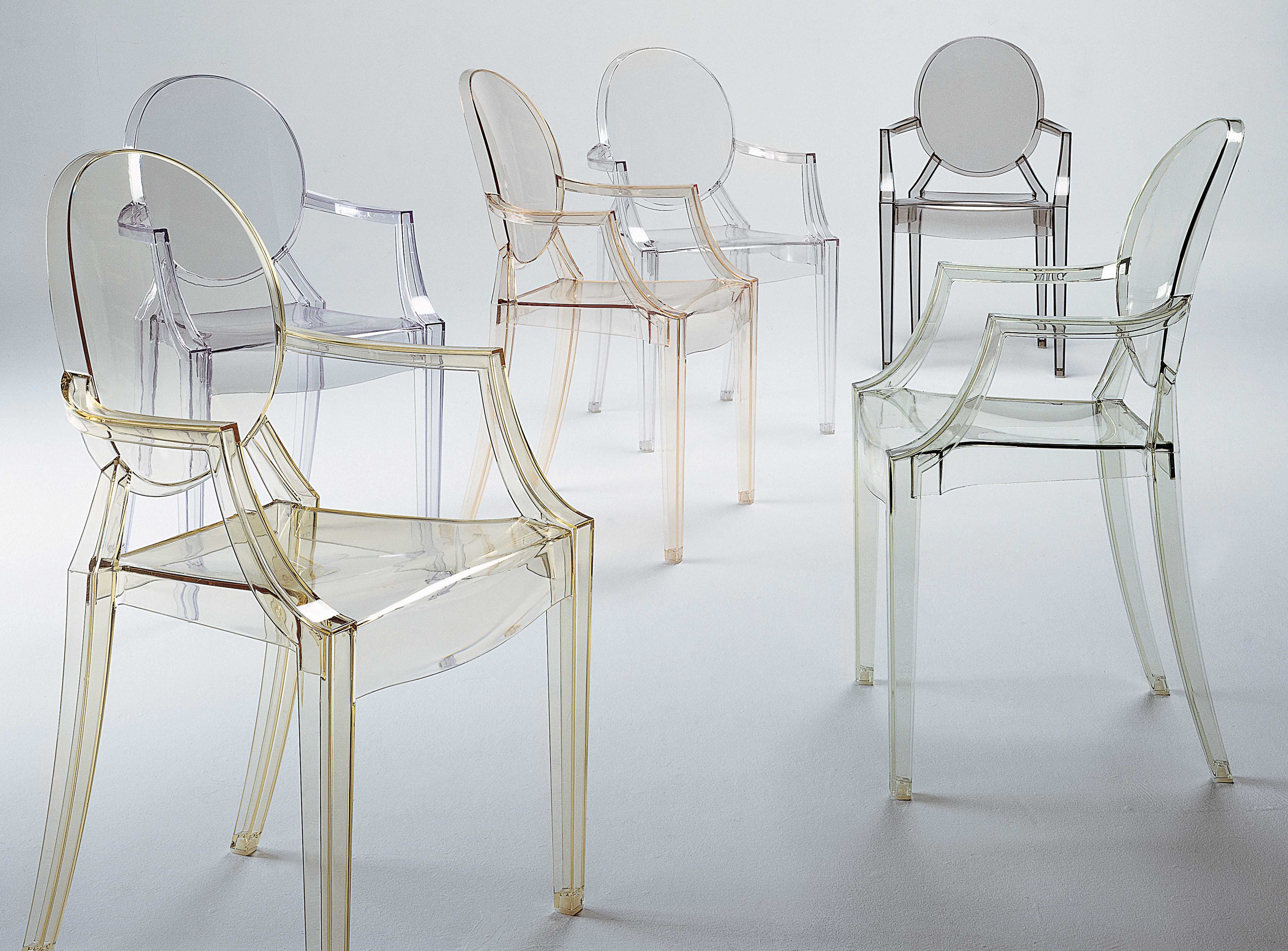 LOUIS GHOST - Fauteuil empilable | Transparent