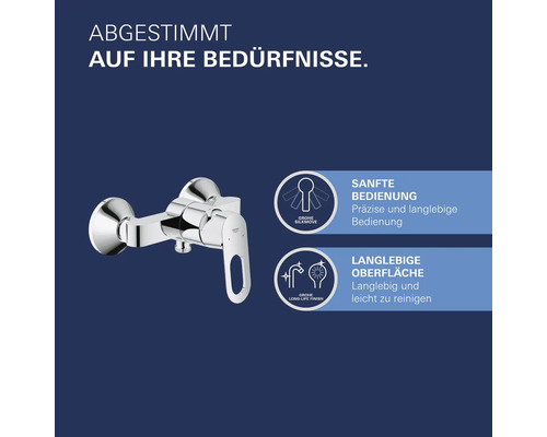 GROHE douchekraan BAULOOP chroom 23340000
