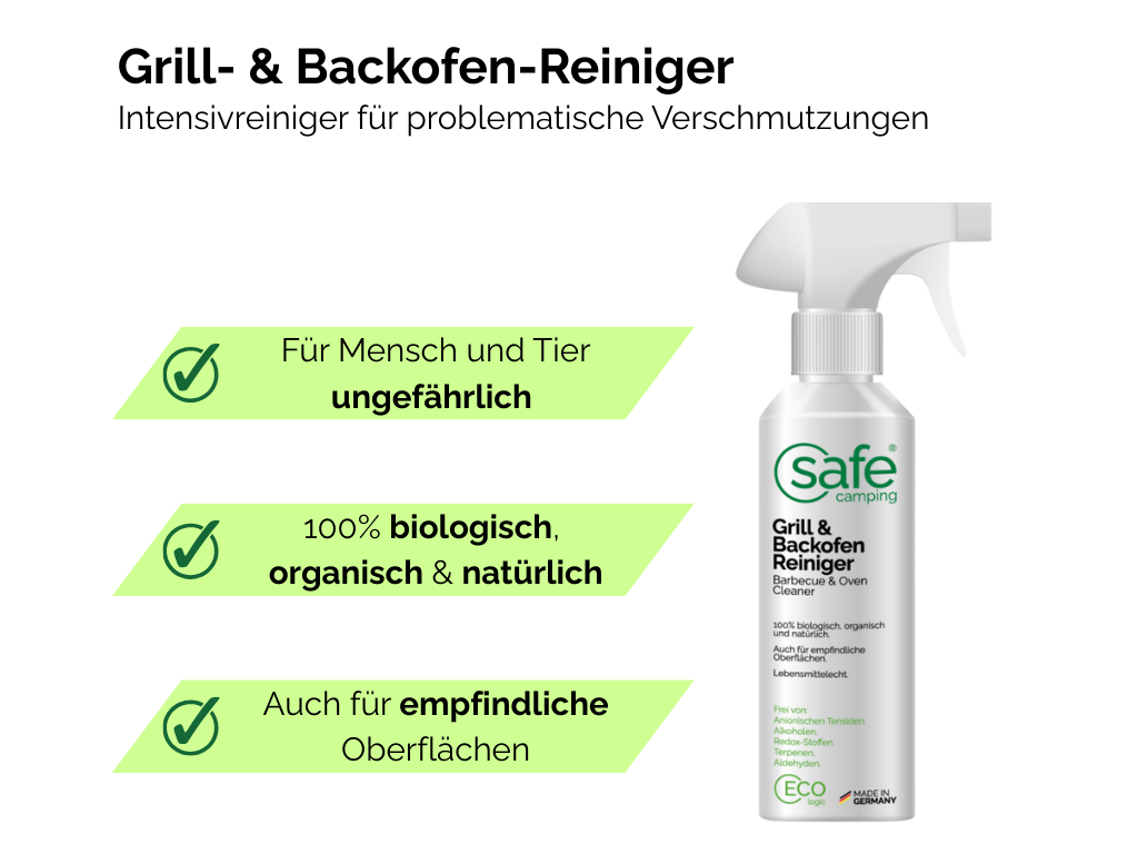 SAFE CAMPING Grill- & ovenreiniger - 250 ml