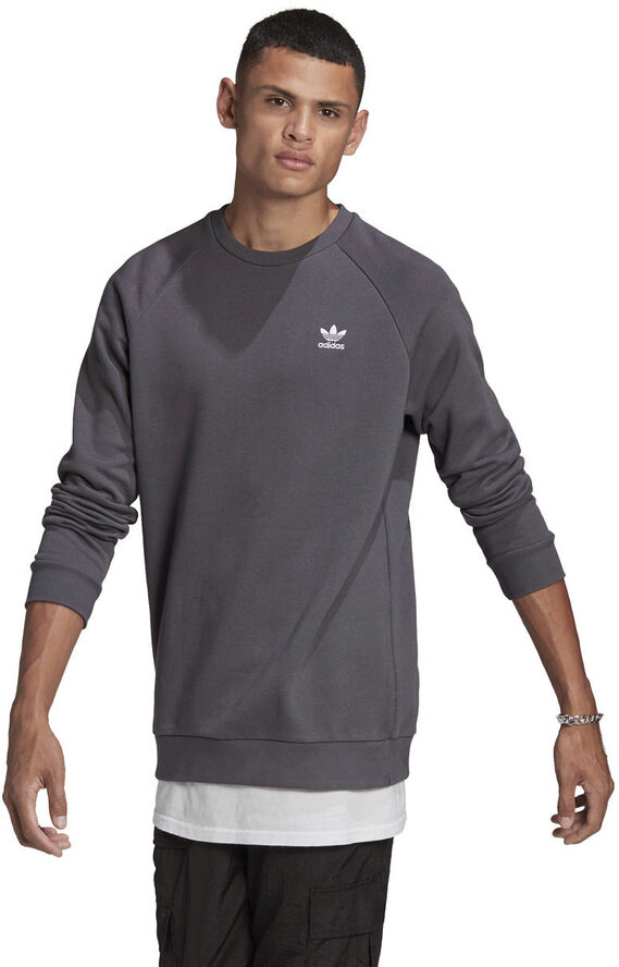 adidas LOUNGEWEAR Trefoil Essentials Crewneck sweatshirt Grå