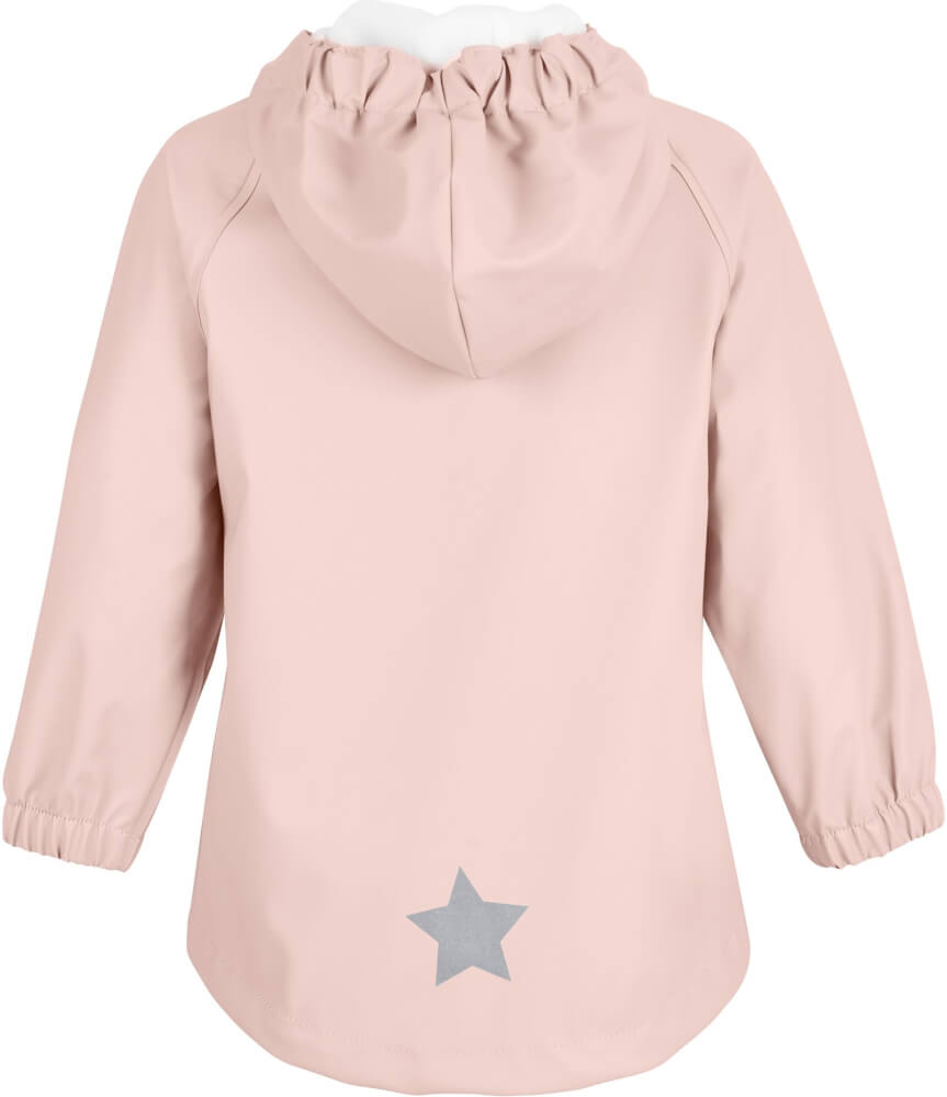 Sterntaler Regenjacke ungefüttert uni, zartrosa, Gr. 74