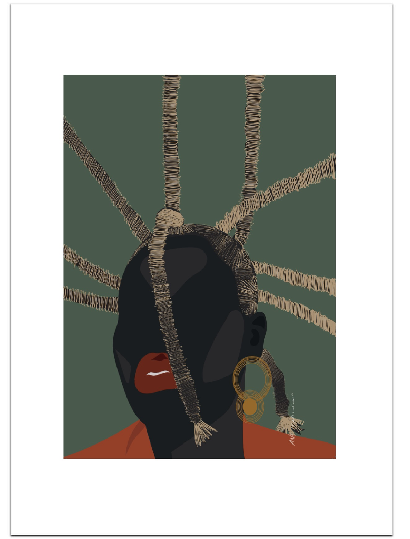UC_Poster Abayomi by Ana Collectives 40 x 50 cm