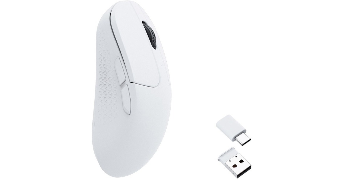 KeychronM3 Mini Wireless gaming muis  (Wit, 100 - 26.000 dpi)