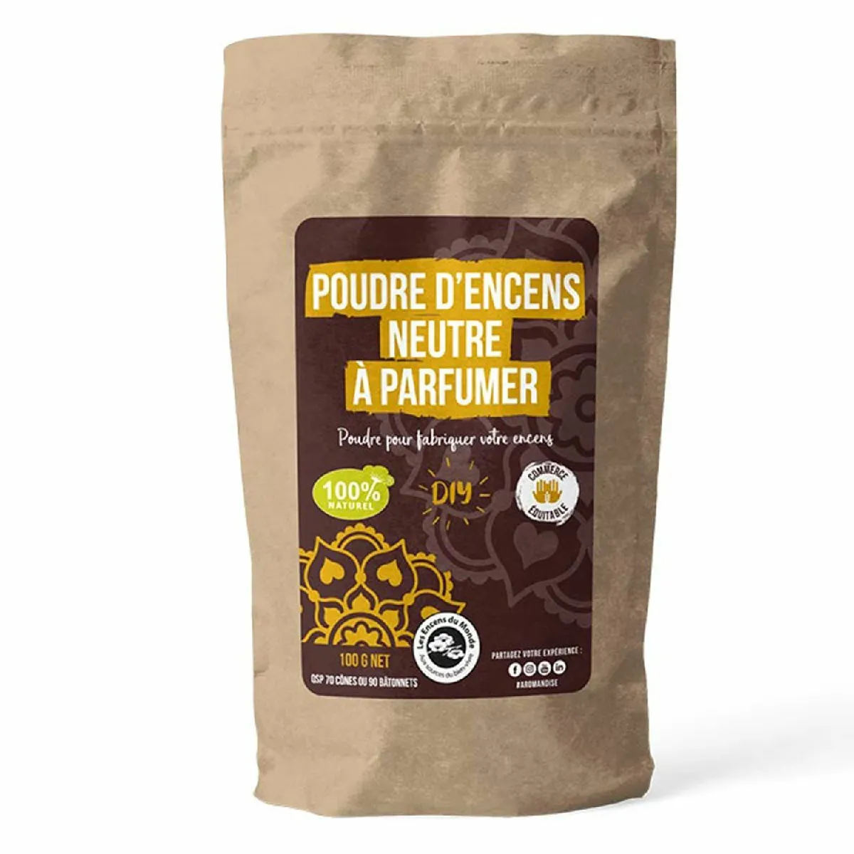 Encens Du Monde Poudre neutre à parfumer