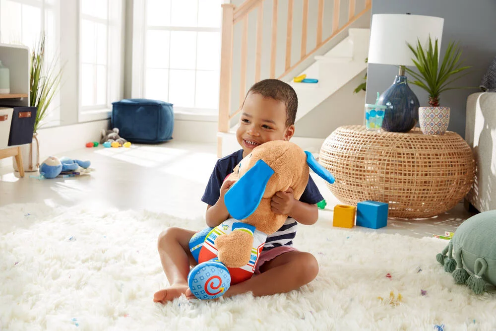 FISHER-PRICE - PELUCHE PUPPY EVEIL PROGRESSIF  40 CM