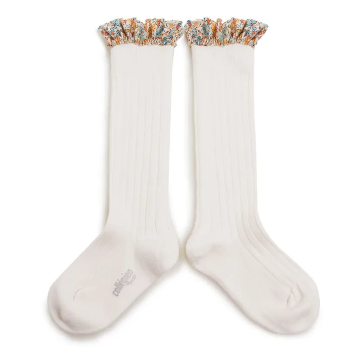 Collégien Chaussettes Elisabeth | Blanc