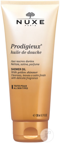 Nuxe Prodigieux Huile De Douche Précieuse Parfumée Corps Toutes Peaux 200ml