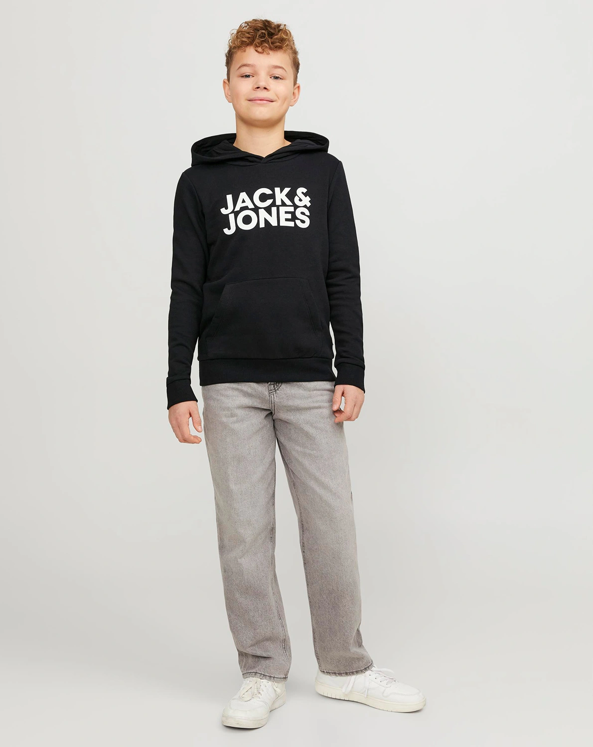 Kapuzen-Sweatshirt JJECORP LOGO in black