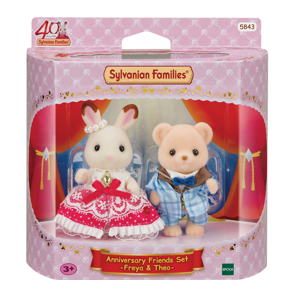 Sylvanian Families verjaardag vriendenset Freya & Theo 5843