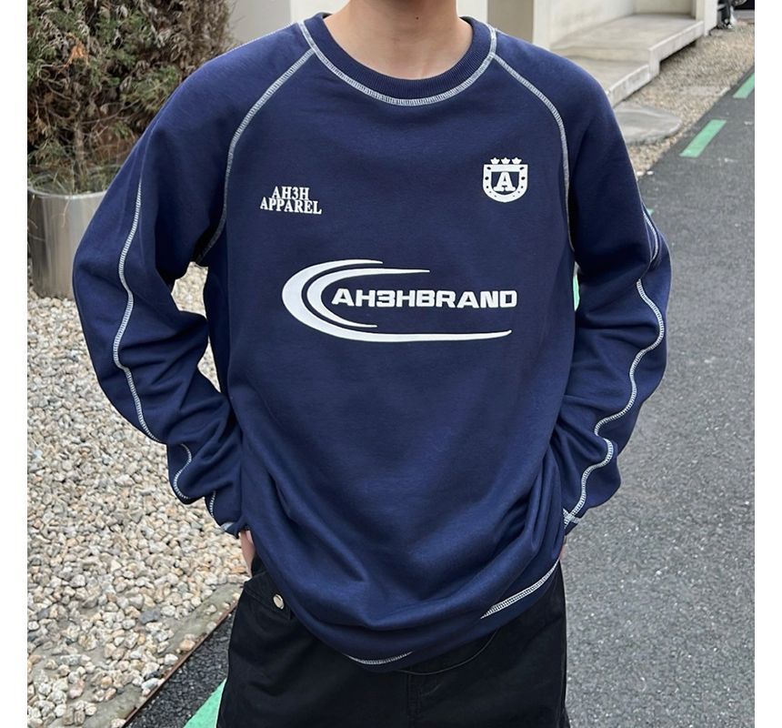 MRCYC - Sweatshirt met ronde hals en letters