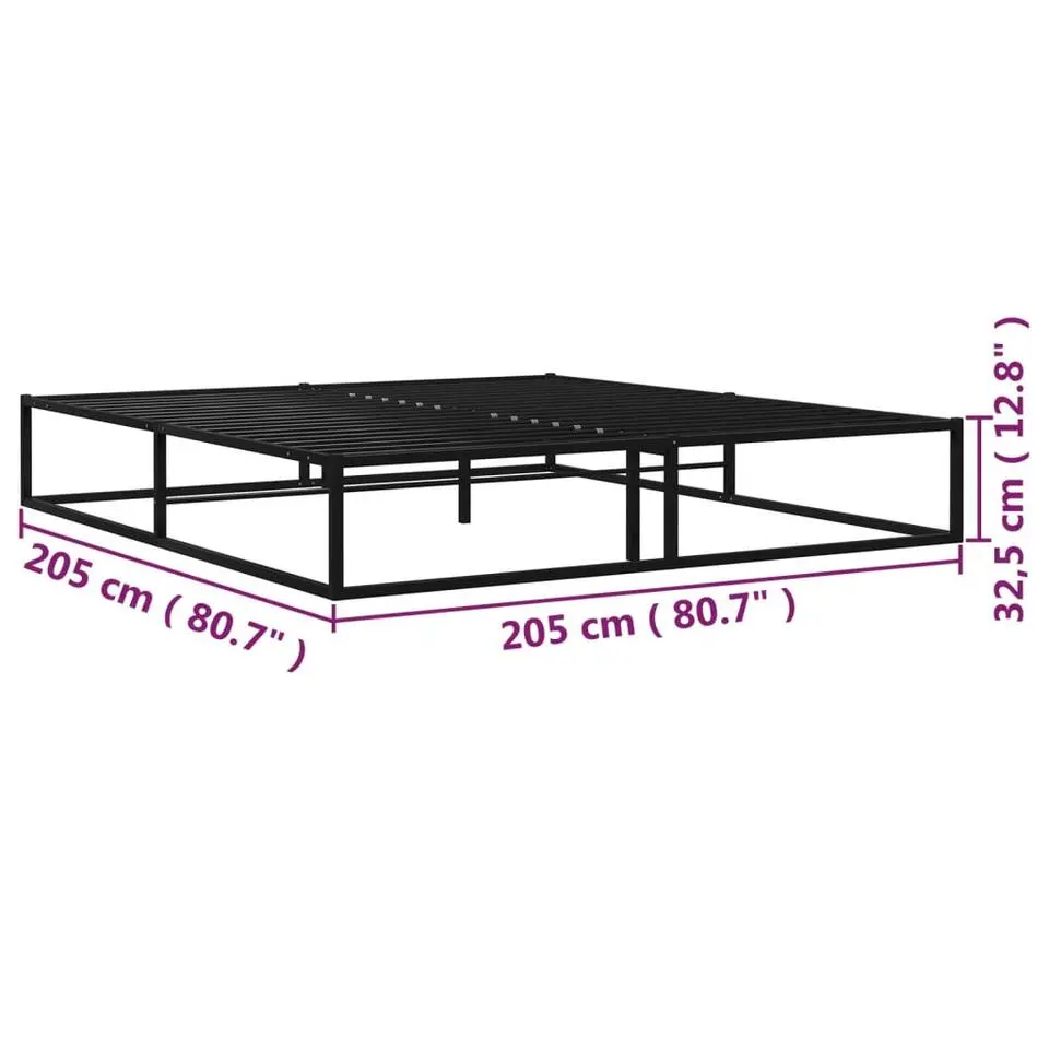 vidaXL - Bed frame - Donkerbruin - Massief grenenhout - 160x200 cm