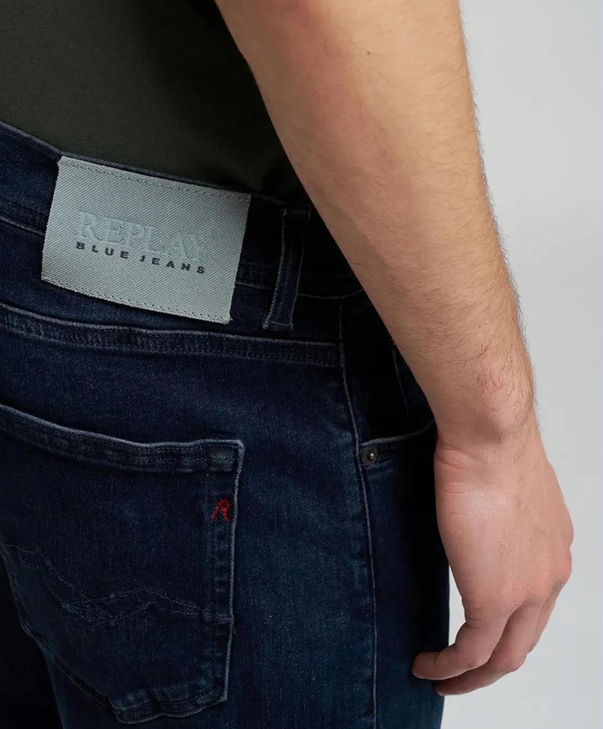 Replay Grover jeans blauw