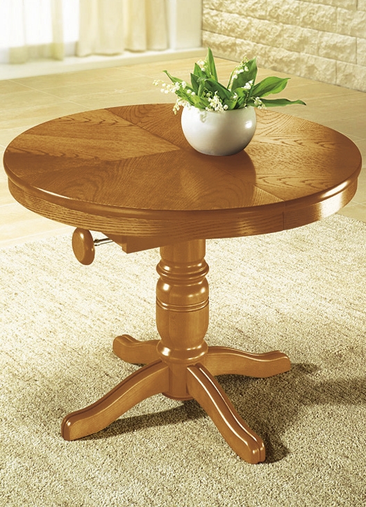 Teilmassiver Couchtisch