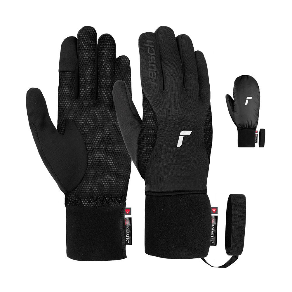 Reusch BAFFIN TOUCH-TEC™ - Gants black/silver