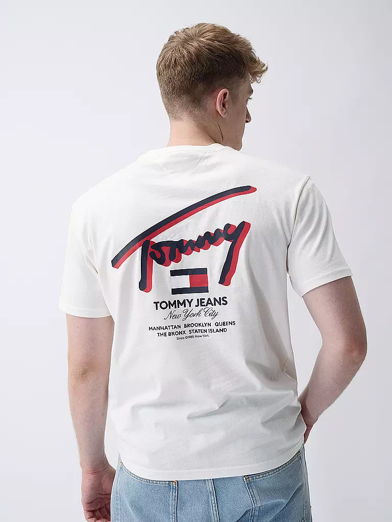 TOMMY JEANS T-Shirt weiss