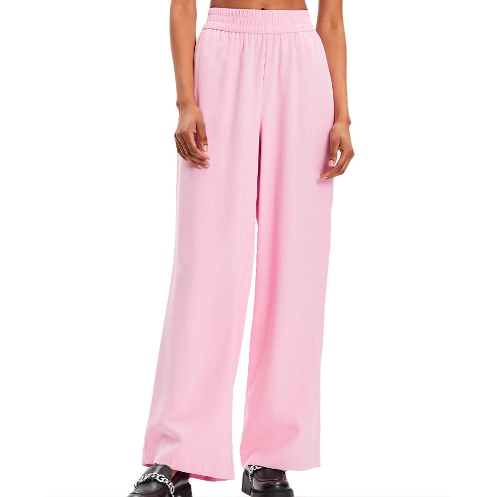 Vero Moda Pantalon Fluide Rose Femme Vero Moda Carmen