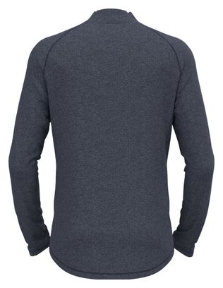 Polaire Seconde Couche Odlo Tencia Full Zip Bleu