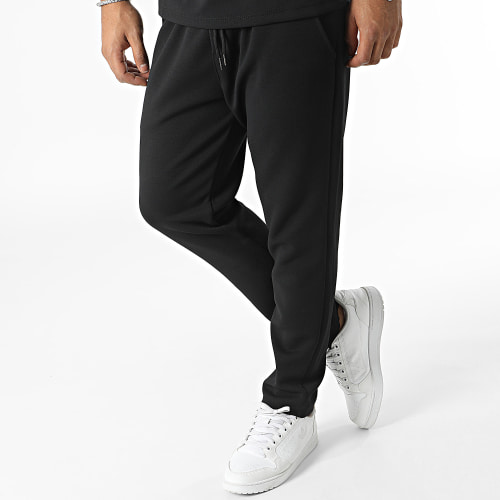 Ensemble Tee Shirt Poche Et Pantalon Jogging Noir