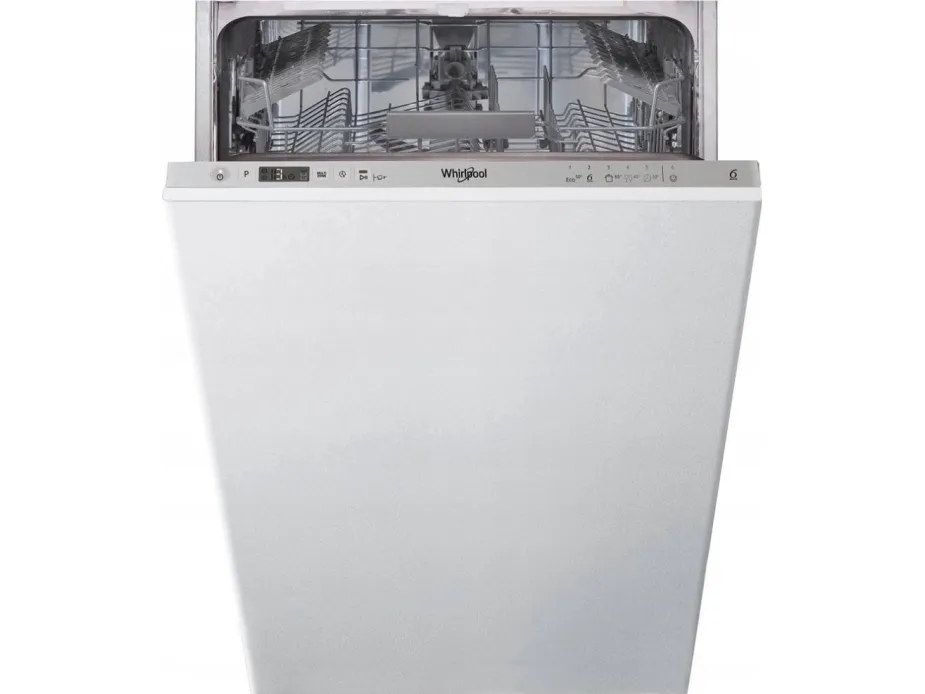 WHIRLPOOL WSIC3M27 - Opvaskemaskine - Sølv