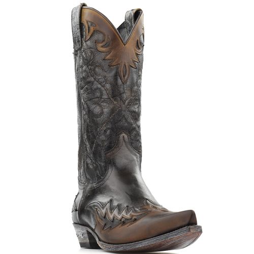 Sendra heren cowboylaars 9669 Flota Tang Borr. Marron bruin