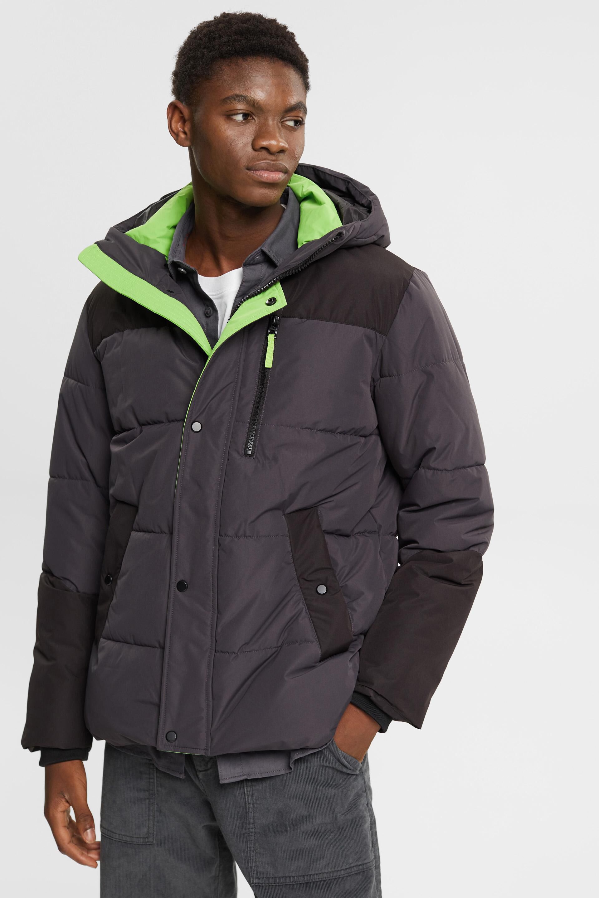 Veste matelassée à détails fluo