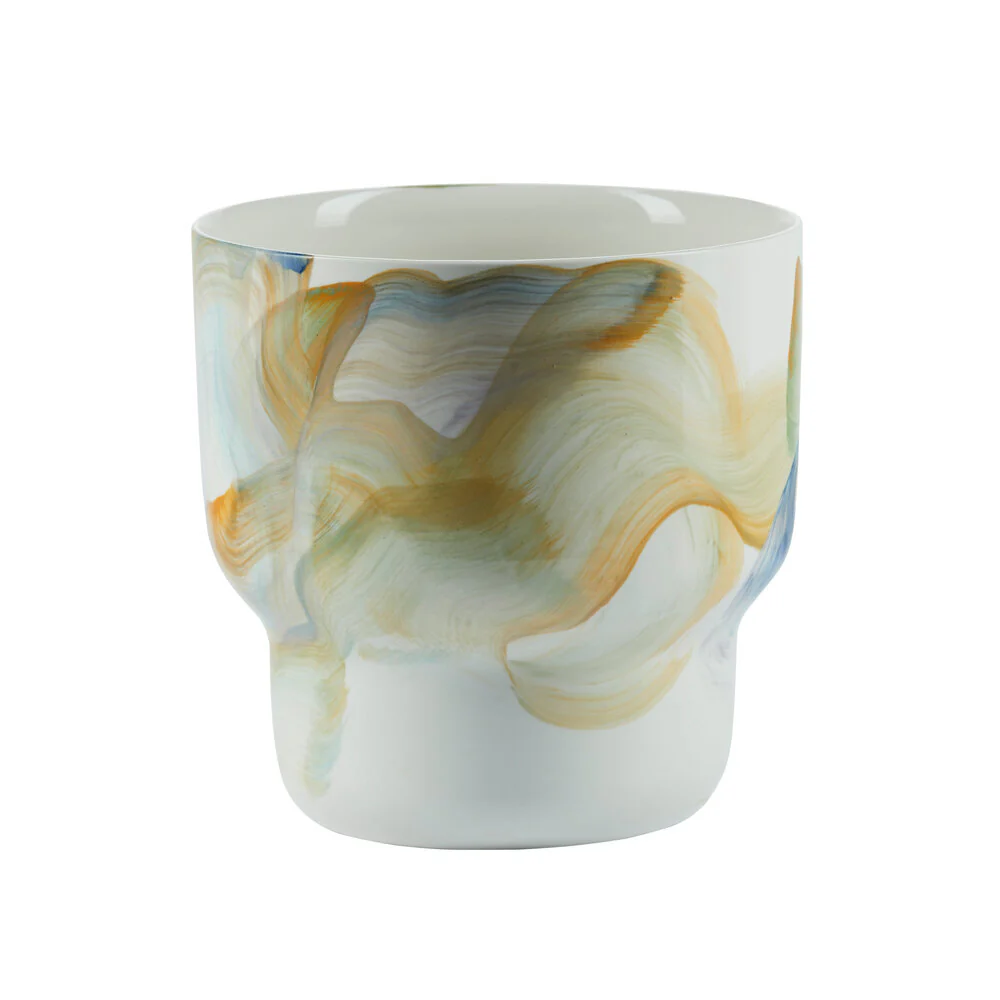 Bahne Interior  Urtepotte med grafisk design - H20 cm