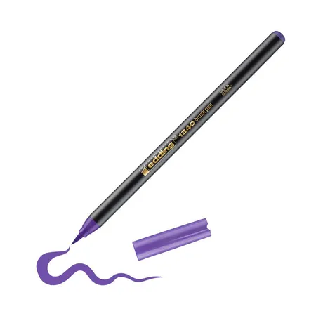 edding 1340 brushpen violett