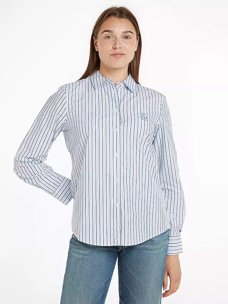TOMMY HILFIGER Bluse  hellblau