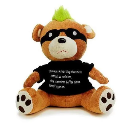 Sunny Toys Bär mit Spruch, 1 Stück, 4-fach sortiert
