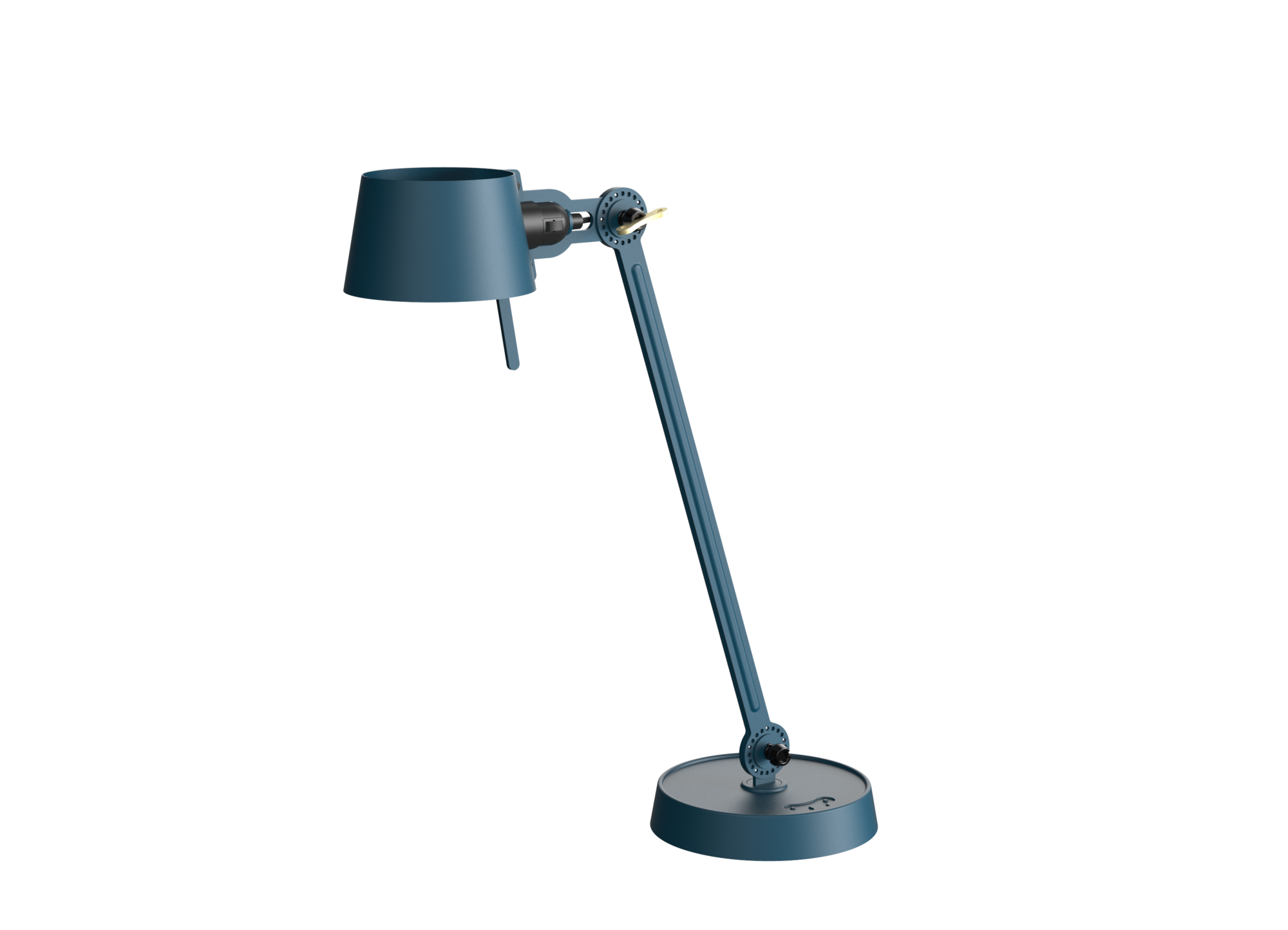 Bureaulamp Bolt met voet 1 arm thunder blue