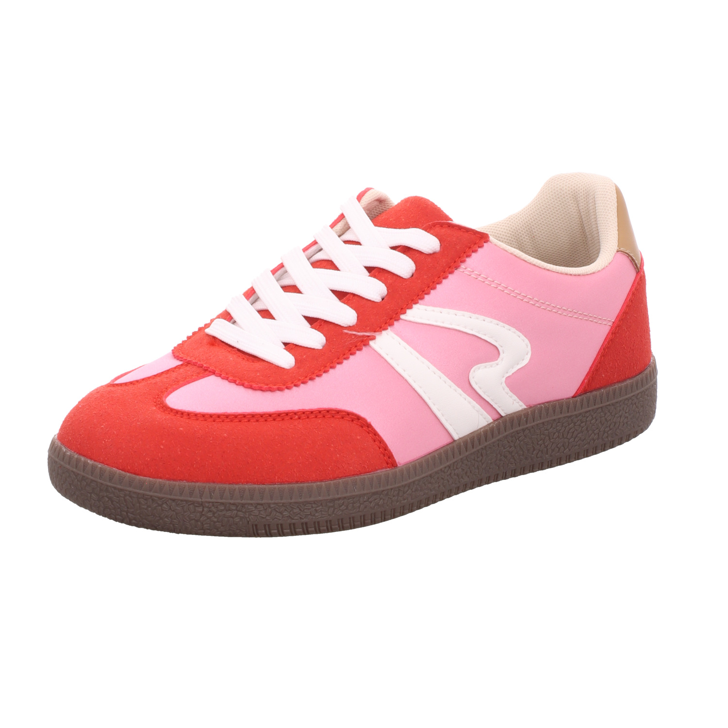 Sneakers Damen-Sneaker Rot-Pink-Weiß
